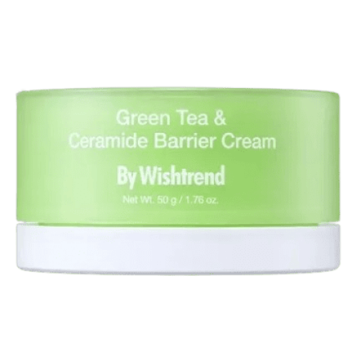Відновлювальний крем із зеленим чаєм та церамідами By Wishtrend Green Tea & Ceramide Barrier Cream